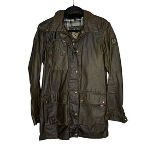 Belstaff Military Field Jacket in Olive Green